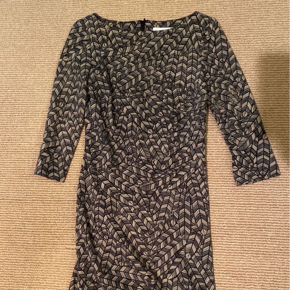 Jessica Simpson printed, fitted dress